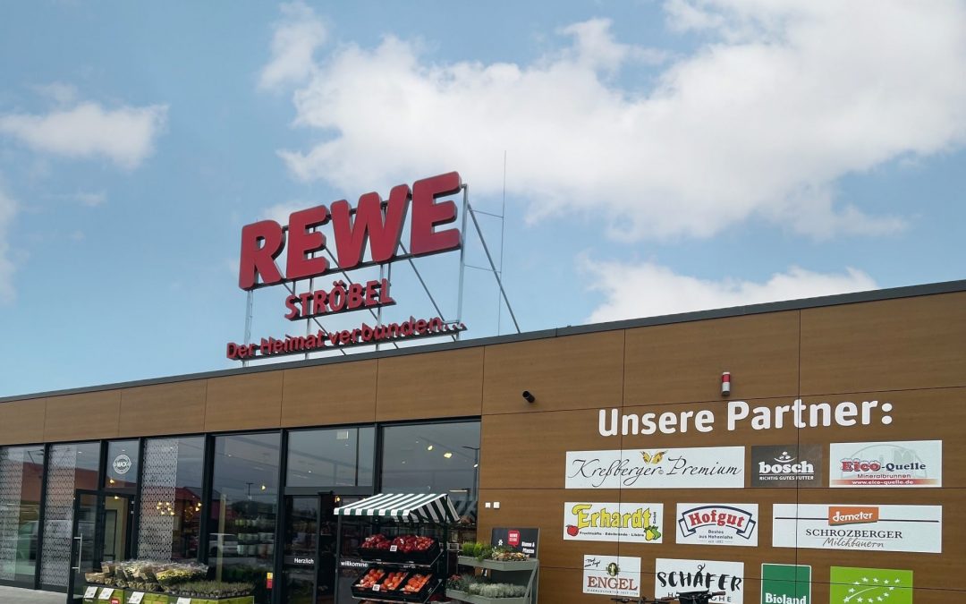 Rückblick Neueröffnung Rewe in Crailsheim